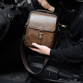 Crossbody Bag Fashion Color Contrast Casual Men