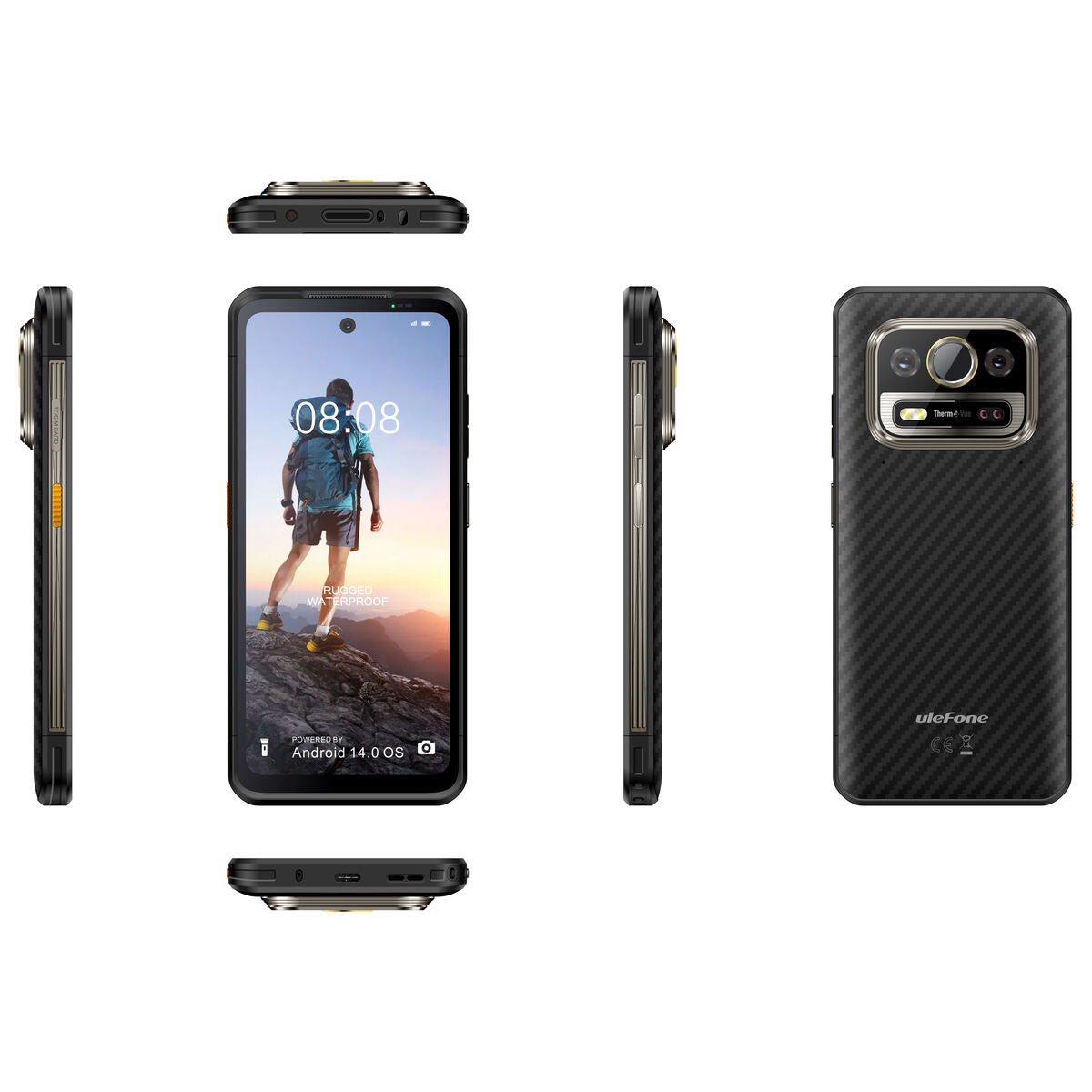 Smartphone Ulefone Armor 25T 8 GB RAM 256 GB Nero
