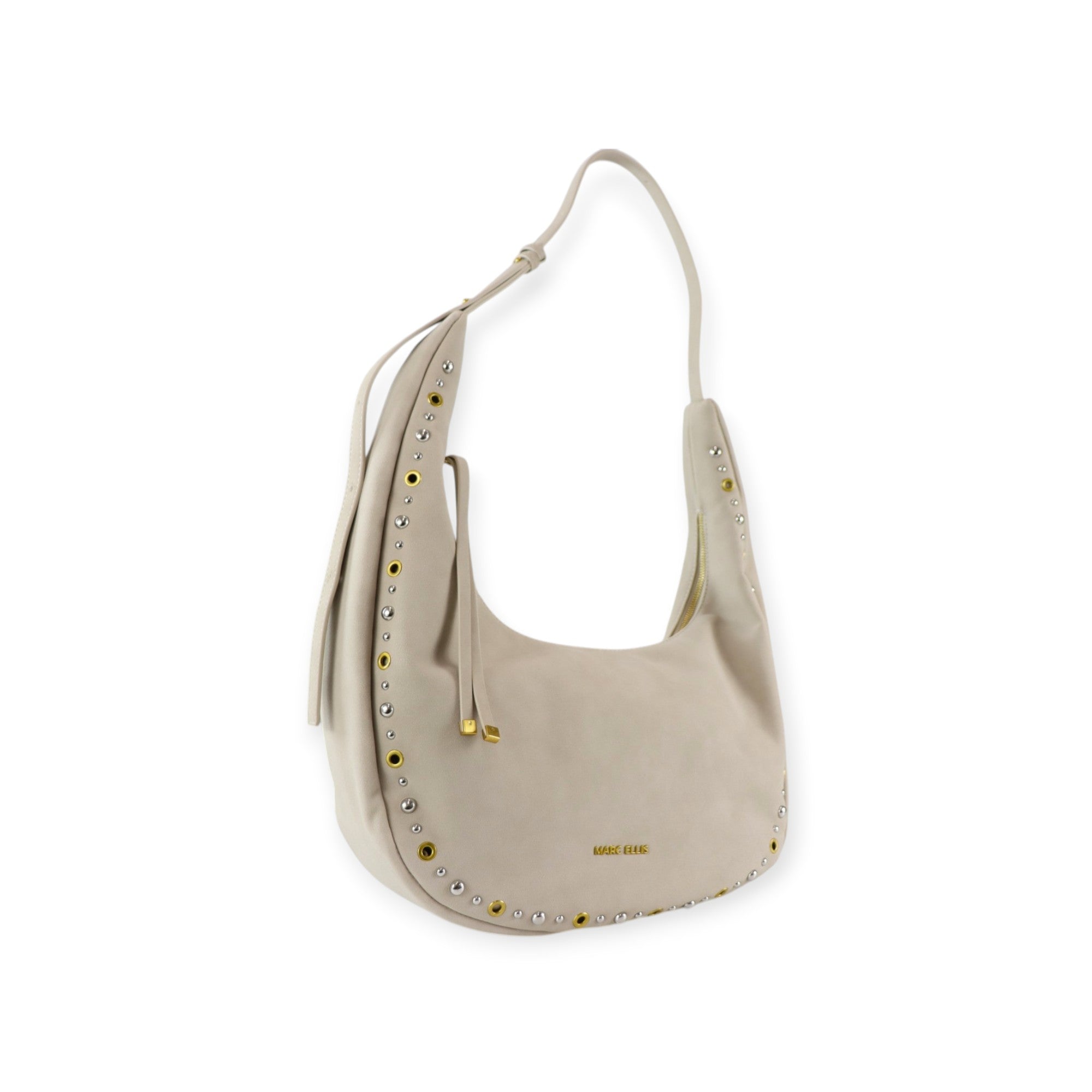 BORSA MEZZALUNA HARRIE BEIGE