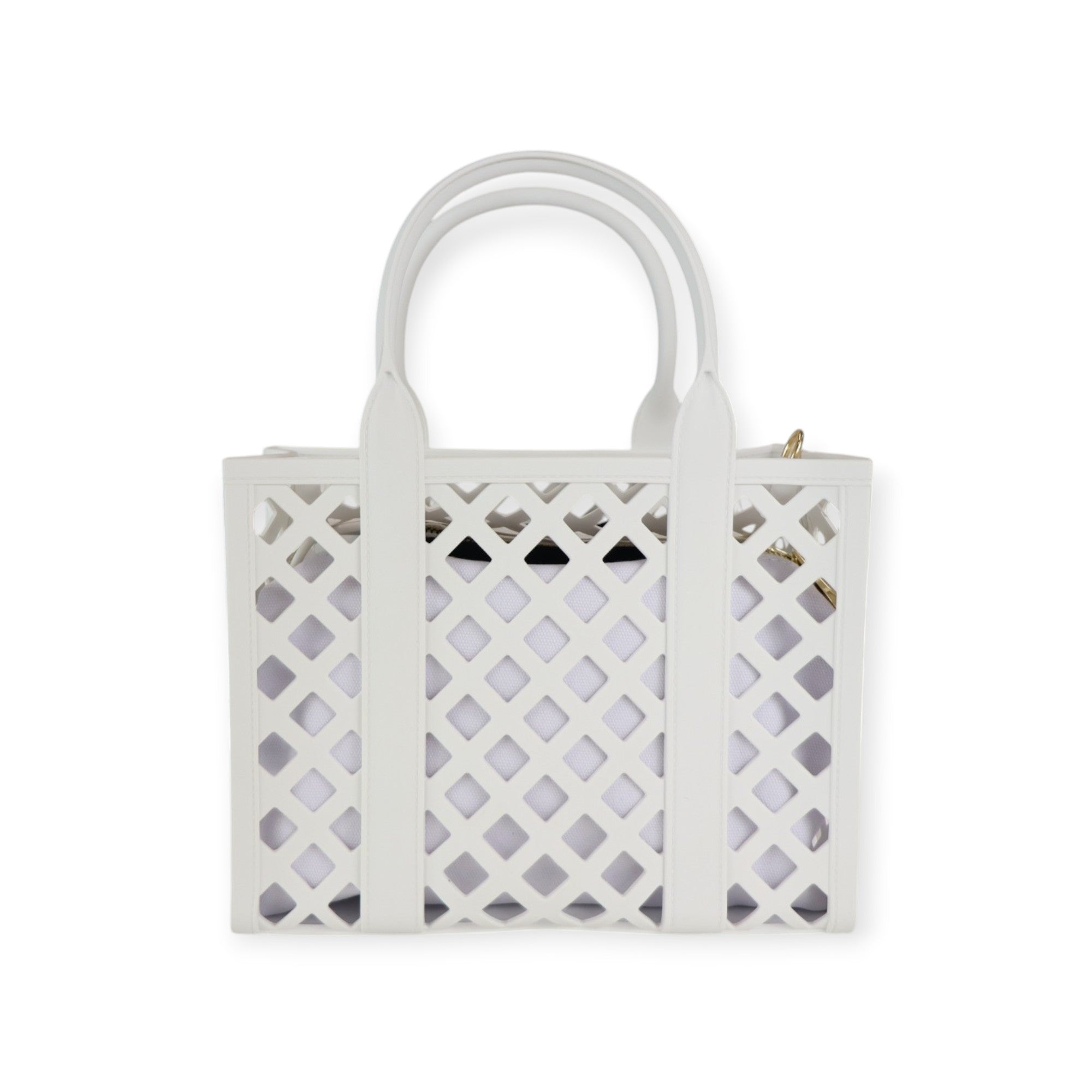 BORSA A MANO PLOT BIANCA