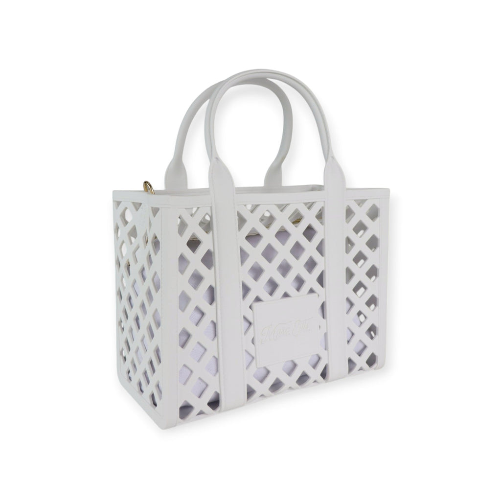 BORSA A MANO PLOT BIANCA