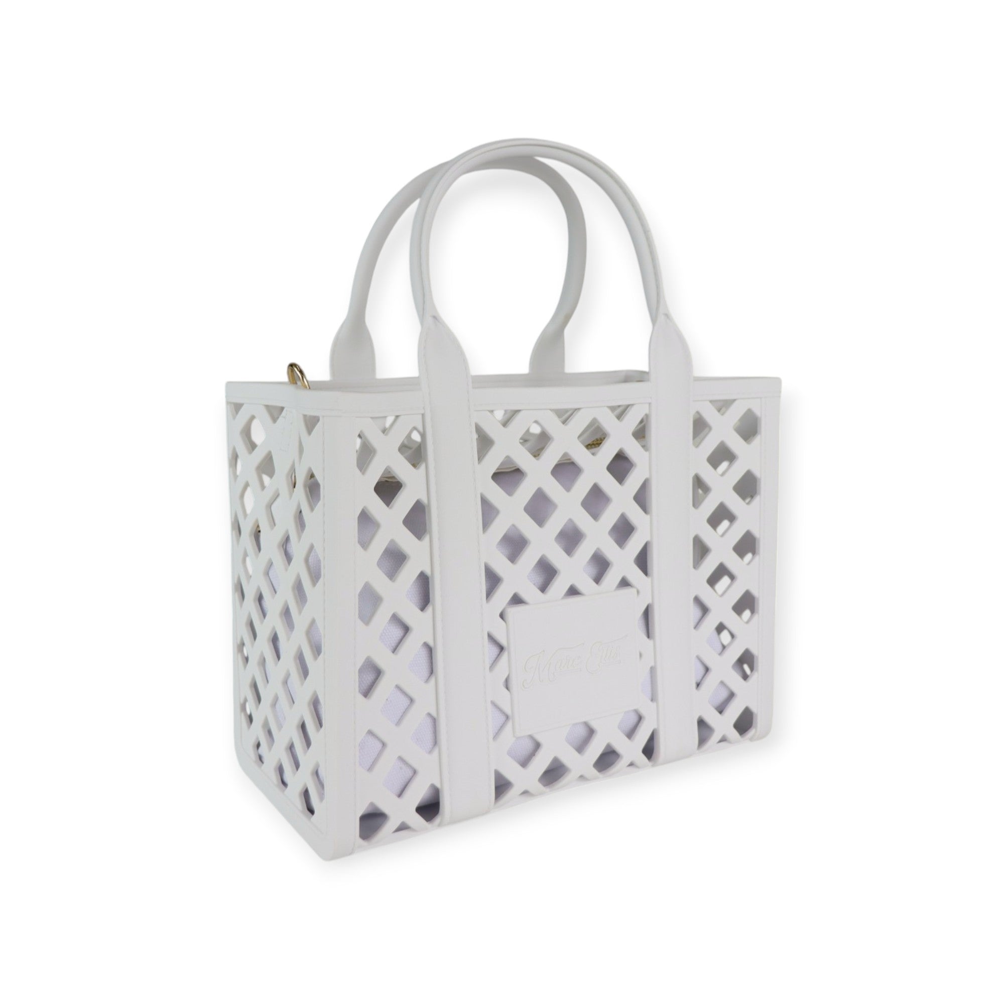 BORSA A MANO PLOT BIANCA