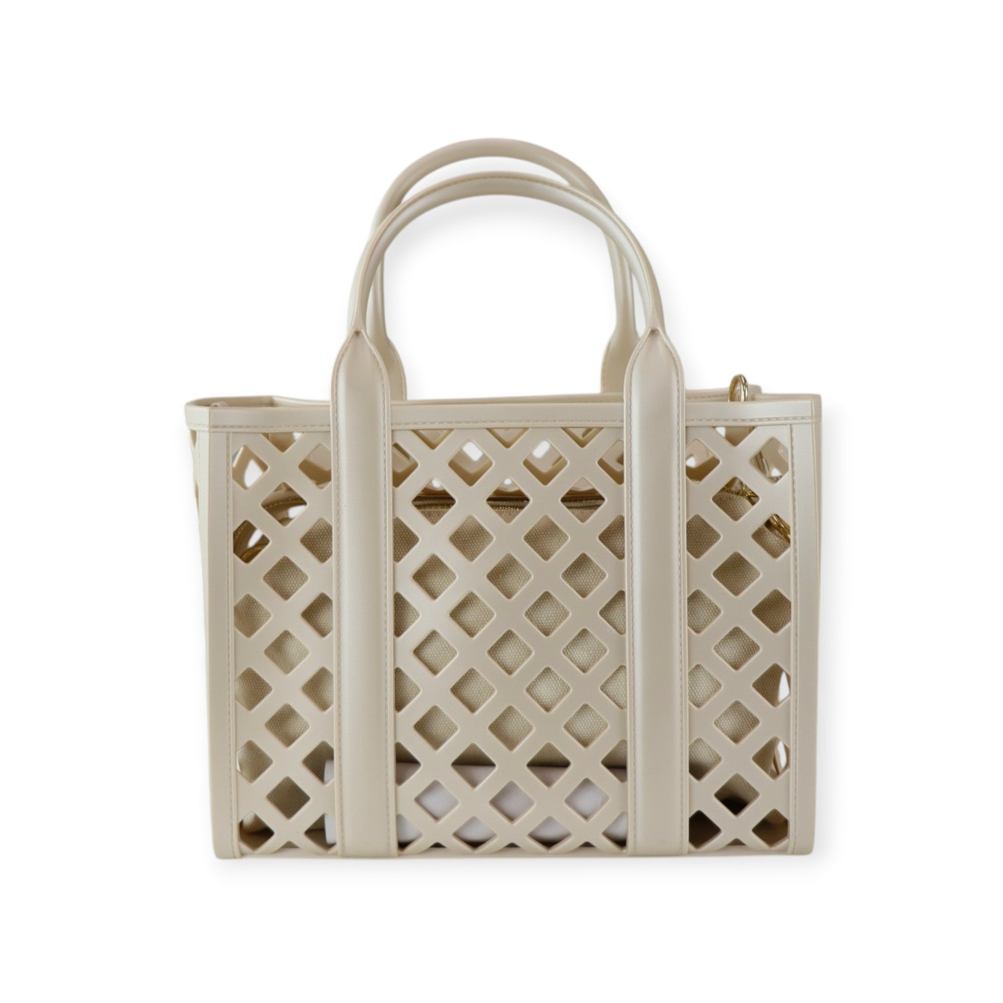 BORSA A MANO PLOT BEIGE