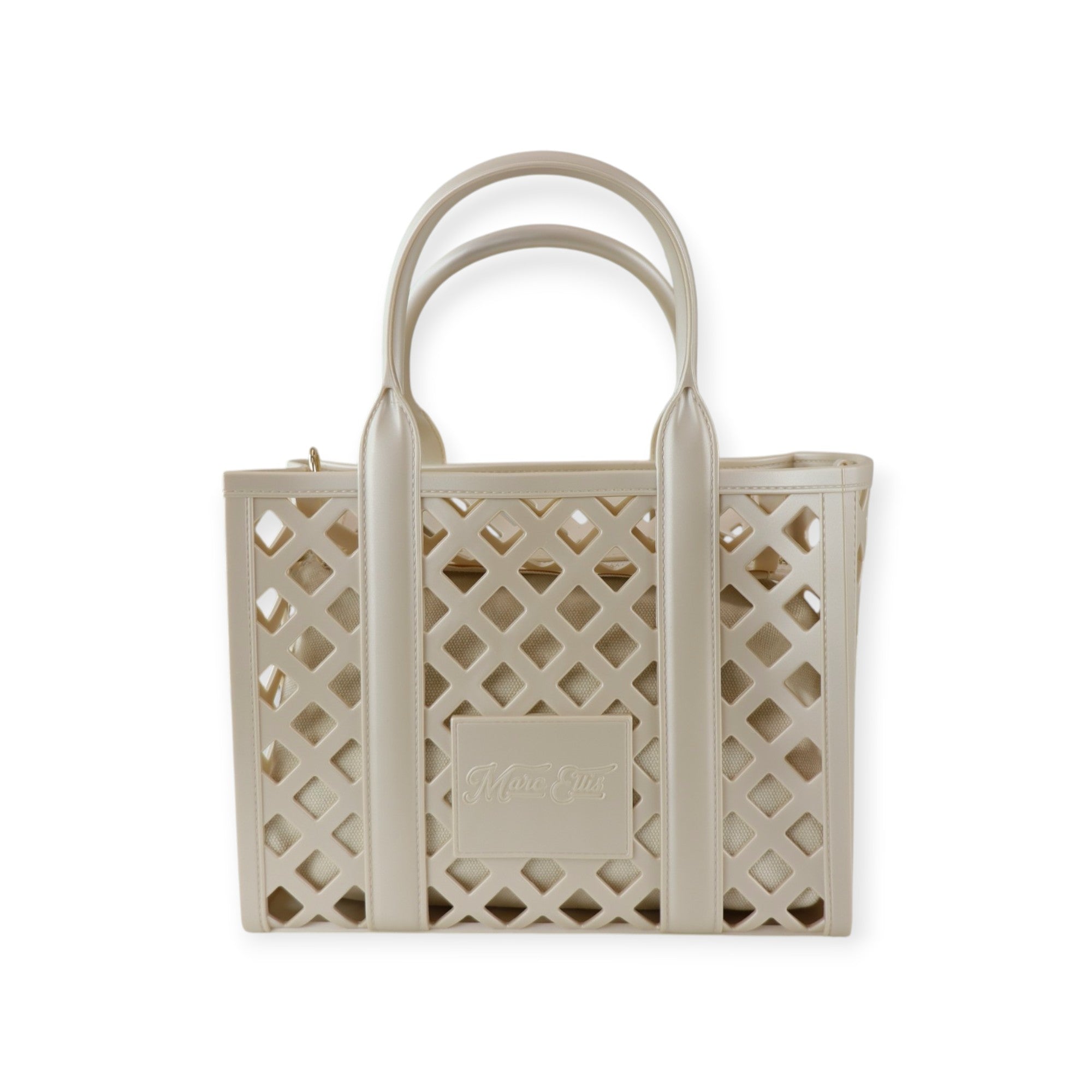 BORSA A MANO PLOT BEIGE