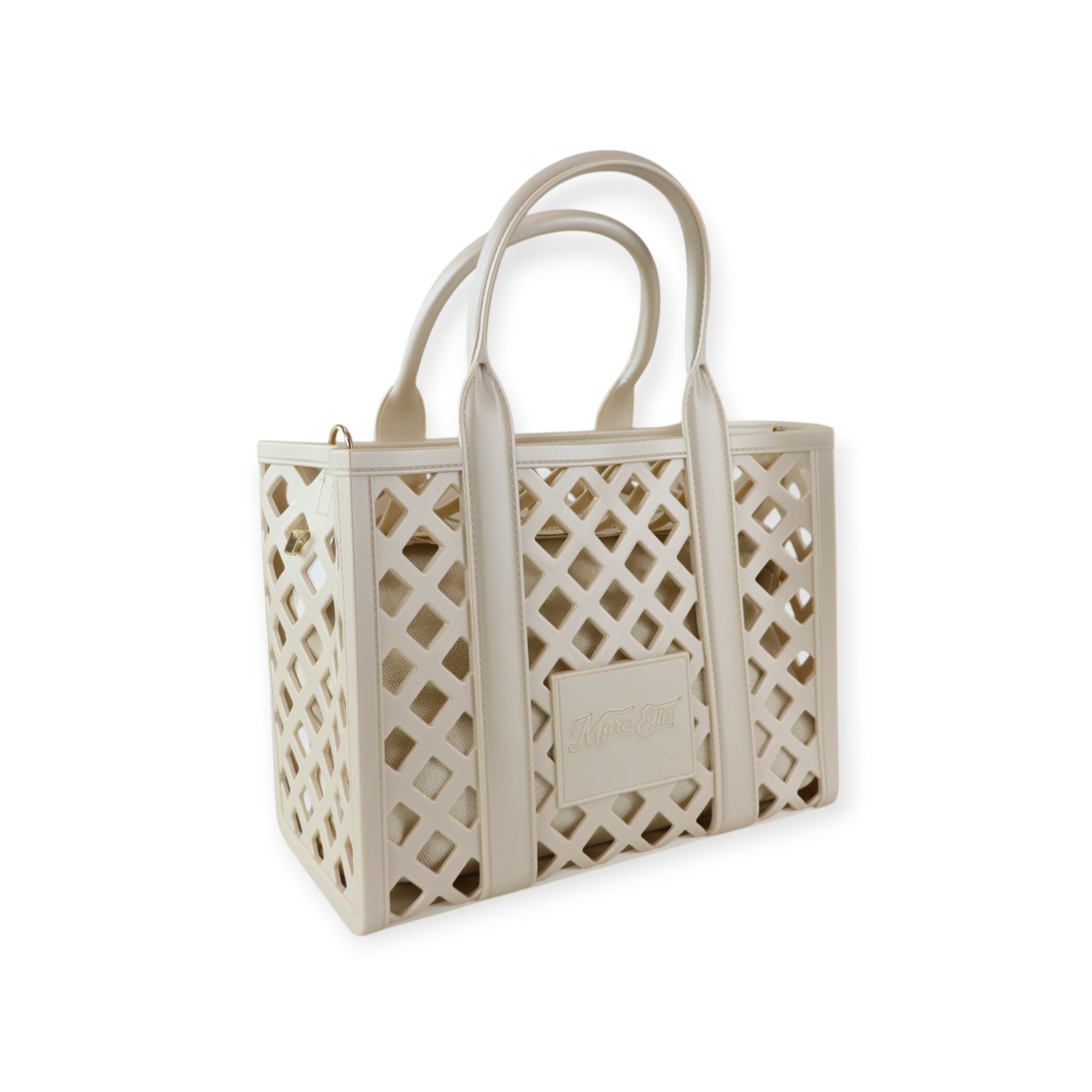 BORSA A MANO PLOT BEIGE