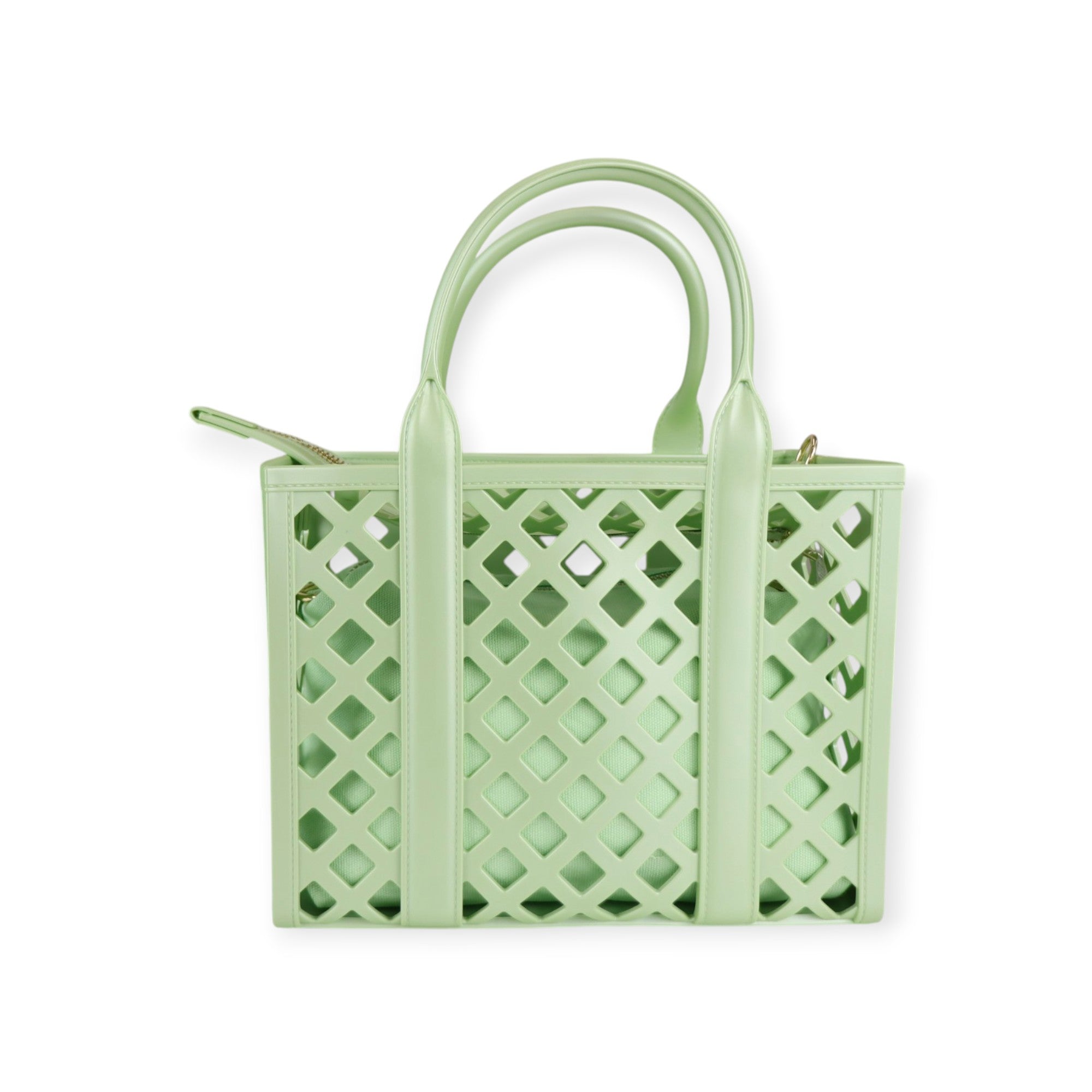 BORSA A MANO PLOT VERDE