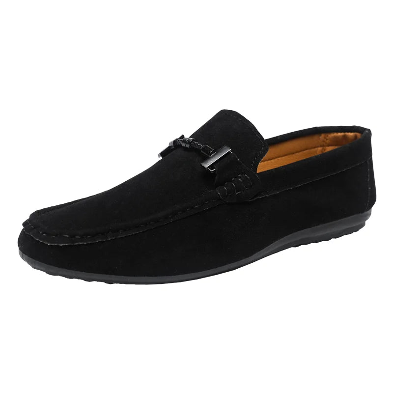 Mocassini da uomo morbidi di alta qualità Scarpe primaverili autunnali Scarpe casual da uomo Scarpe calde slip-on Scarpe da guida di grandi dimensioni Calzature da uomo