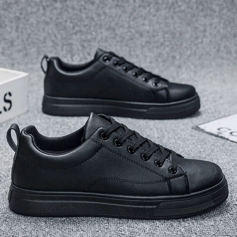 Scarpe da Skateboard da Uomo High Top Sneakers Traspiranti Bianche Sportive Scarpe da Studente Scarpe da Passeggio da Strada Chaussure Homme