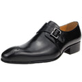 Men's Side Buckle Bullock Brogue Dress Shoes | Sapatos Sociais Masculinos | Zapatos de Vestir Hombre | Chaussures Homme de Luxe