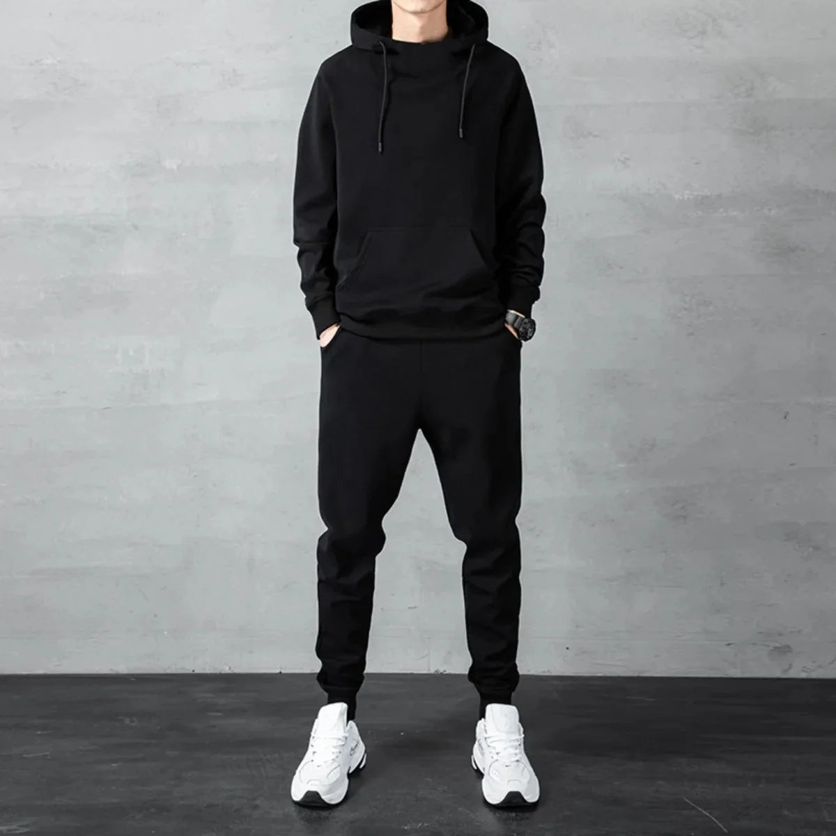 Men‘s Two-piece Autumn and Winter Men's Sports Suit Autumn and Winter Suit Sweatpants Sweater Men's Casual Suit Men's