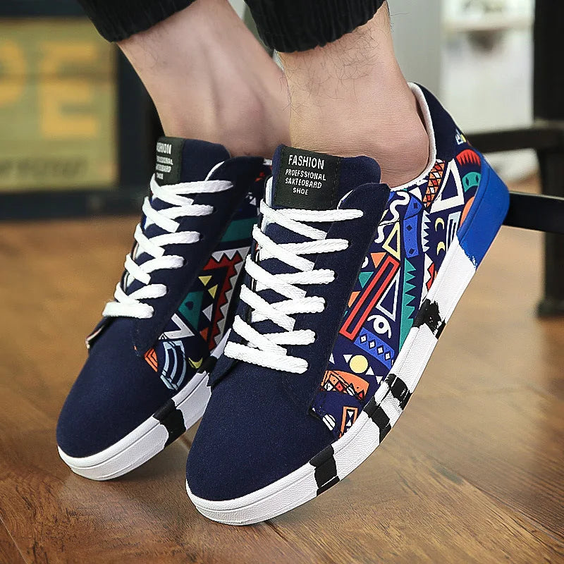 Men Shoes Casual Shoes Men's Lace up Shoes Men's Walking Shoe Flats Shoes Zapatillas Hombre Chaussure Homme Drop Shipping Canvas