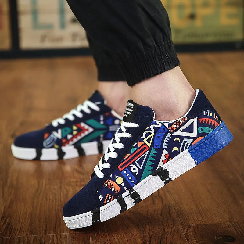 Scarpe da uomo casual stringate da uomo, scarpe da passeggio piatte Zapatillas Hombre Chaussure Homme Drop Shipping Tela