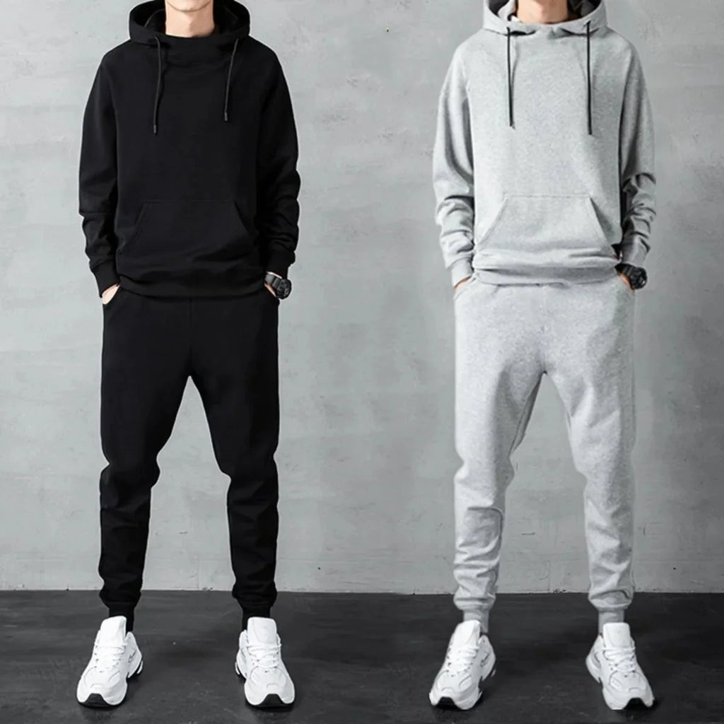 Men‘s Two-piece Autumn and Winter Men's Sports Suit Autumn and Winter Suit Sweatpants Sweater Men's Casual Suit Men's