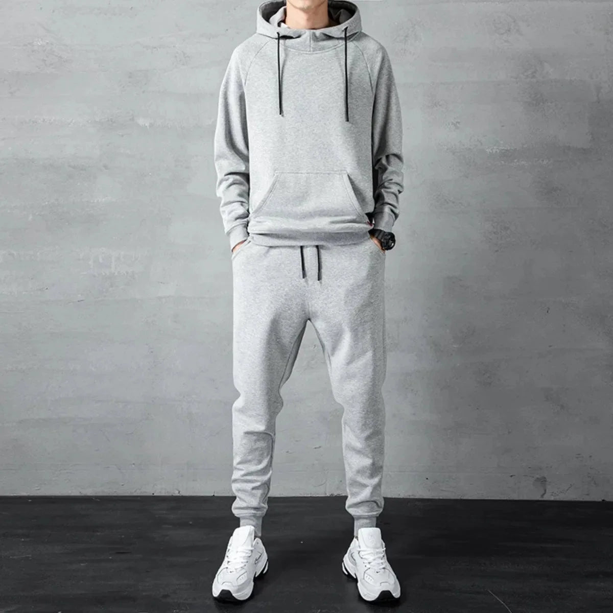 Men‘s Two-piece Autumn and Winter Men's Sports Suit Autumn and Winter Suit Sweatpants Sweater Men's Casual Suit Men's
