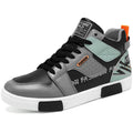 Men's Skateboarding Shoes 46 High Top Casual Sneakers Breathable Street Shoes Black Flats Shoes  Walking Shoes Chaussure Homme