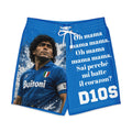 Costume da Bagno Uomo Maradona – Pantaloncini Surf All-Over Print