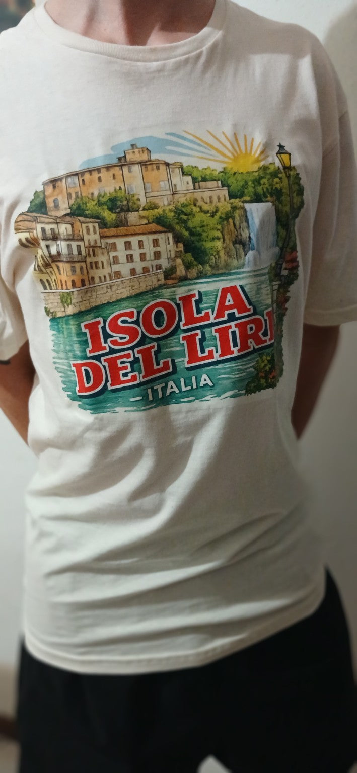 Isola del Liri – T-shirt Unisex Coordinate e Cascata