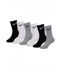 Nike 6 paia di calze junior Basic Light UN0030-W2F bianco-nero-grigio