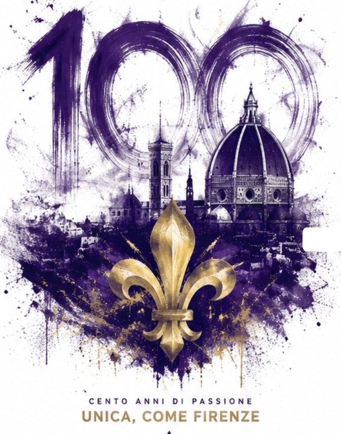 Firenze 100 – T-Shirt Centenario Viola 1926–2026 | GALESPORT
