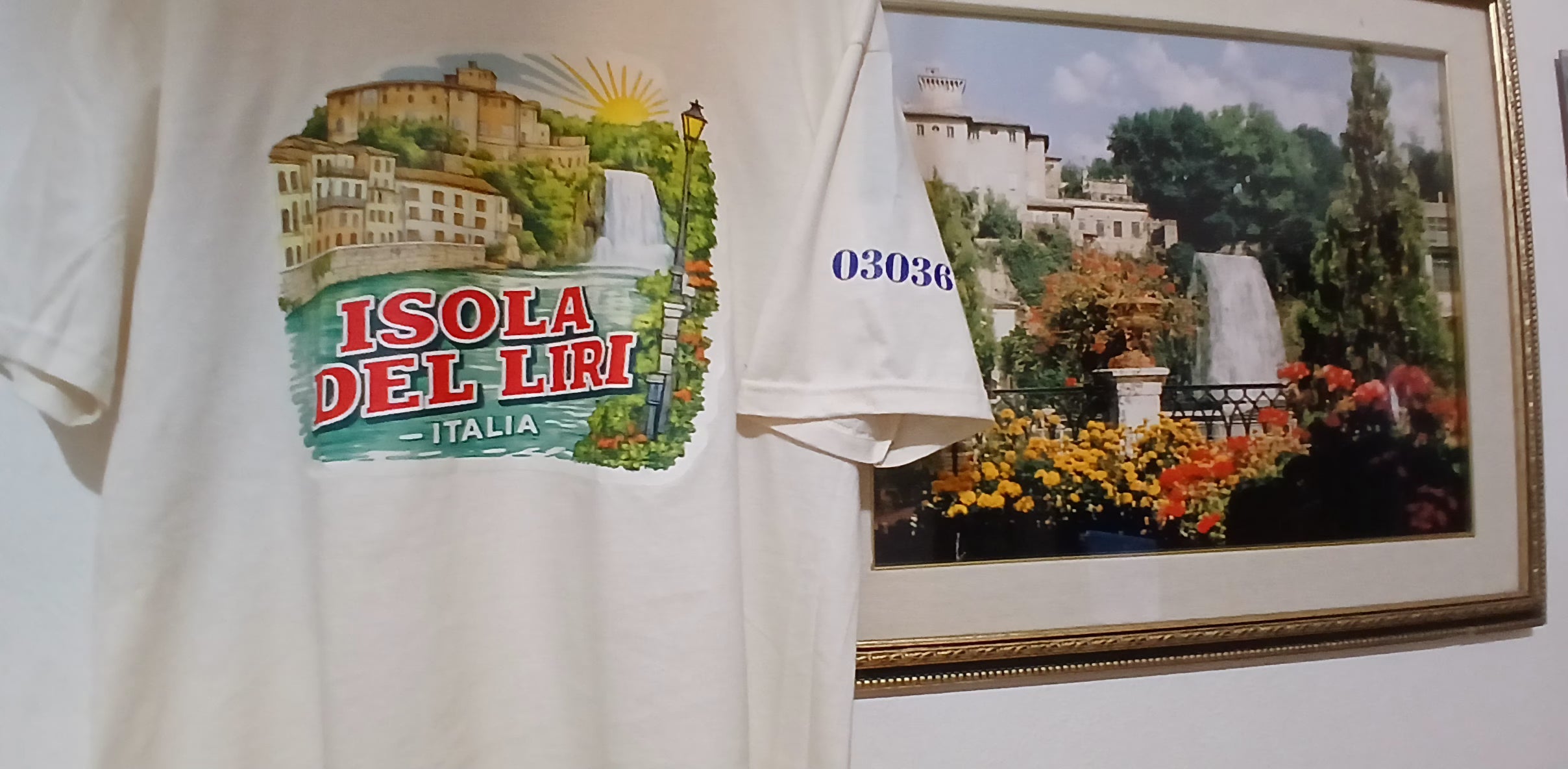 Isola del Liri – T-shirt Unisex Coordinate e Cascata