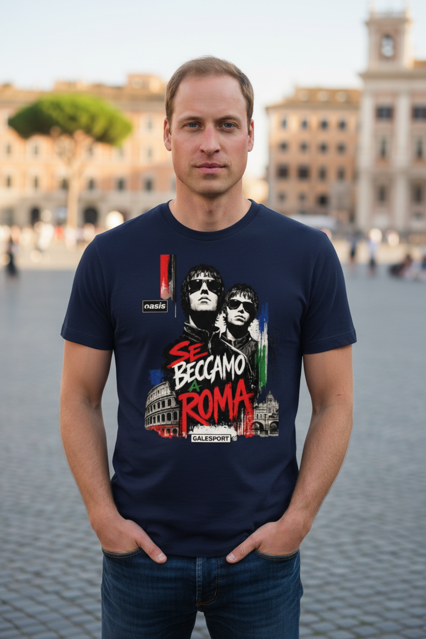 OASIS Roma Live Tour 2027 – T-shirt Unisex