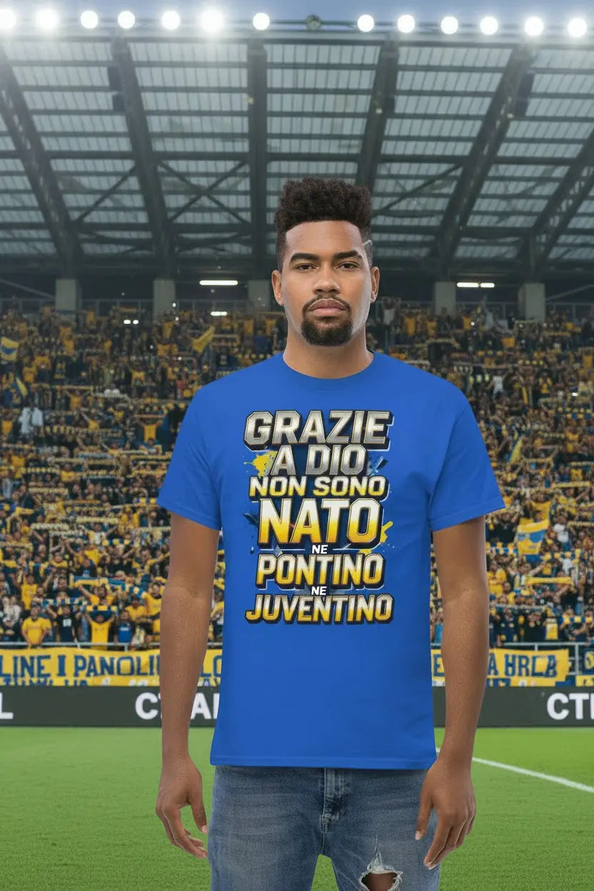 Grazie a Dio Tee | T-Shirt Ironica Gale Sport
